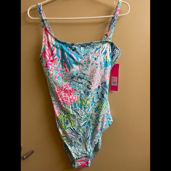 Lilly Pulitzer Larue Multi Swimsuit FREE SHIPPING - Picture 5 of 10